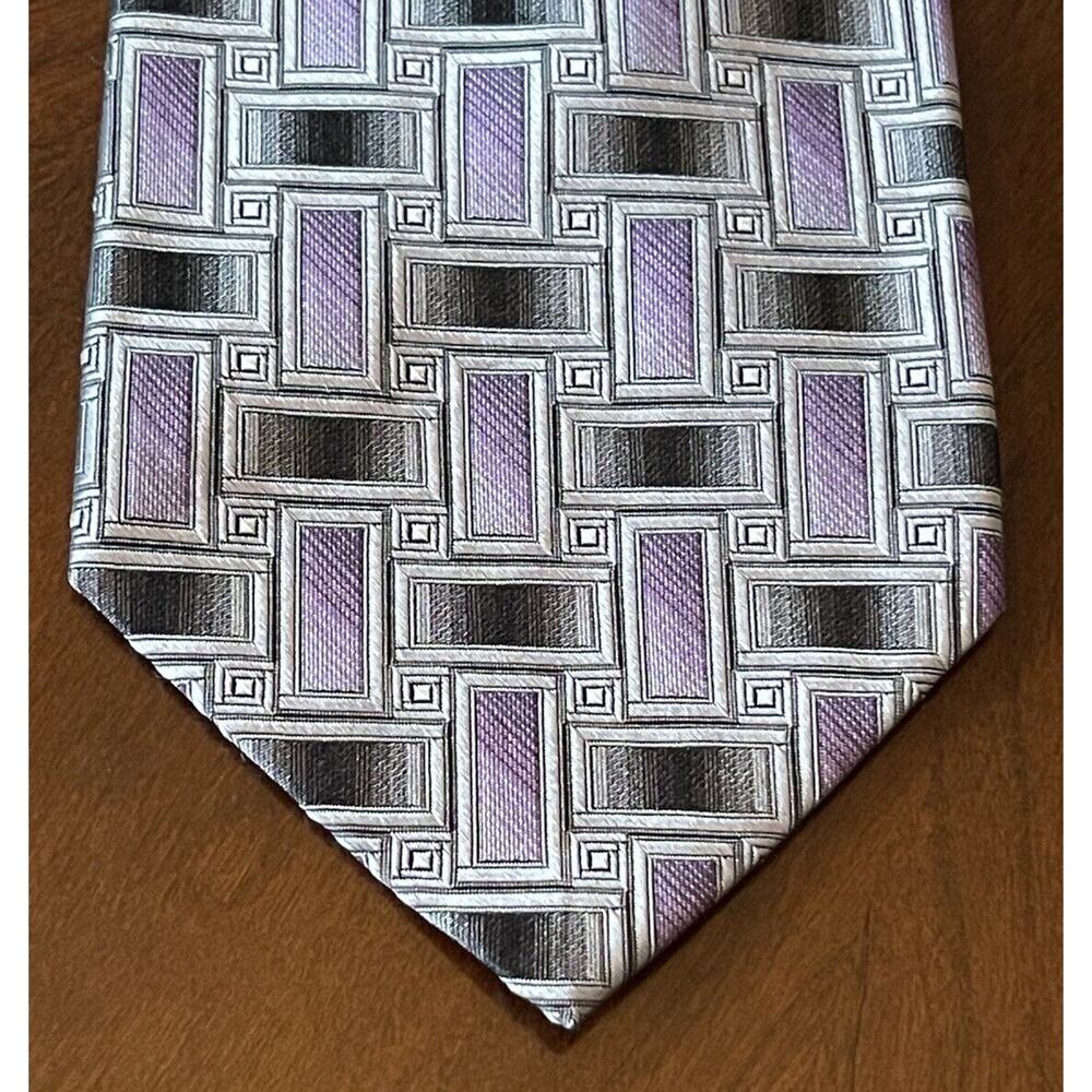 Platinum Designs Purple Black Hand Made 100% Silk Made In China Long